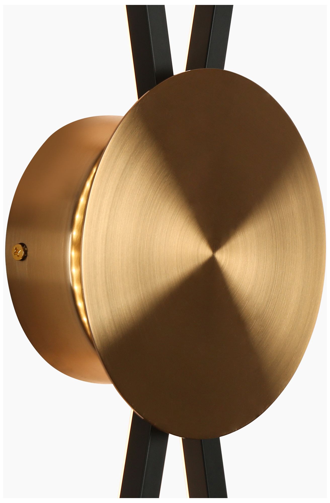 Image 4 Tecrdial 4-Light Black Gold LED Wall Sconces - Made to Order more views