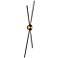 Tecrdial 4-Light Black Gold LED Wall Sconces