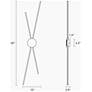 3_Tecrdial 4-Light Black Gold LED Wall Sconces more views