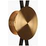 4_Tecrdial 4-Light Black Gold LED Wall Sconces more views