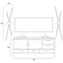 7_Tecrdial 4-Light Black Gold LED Wall Sconces more views
