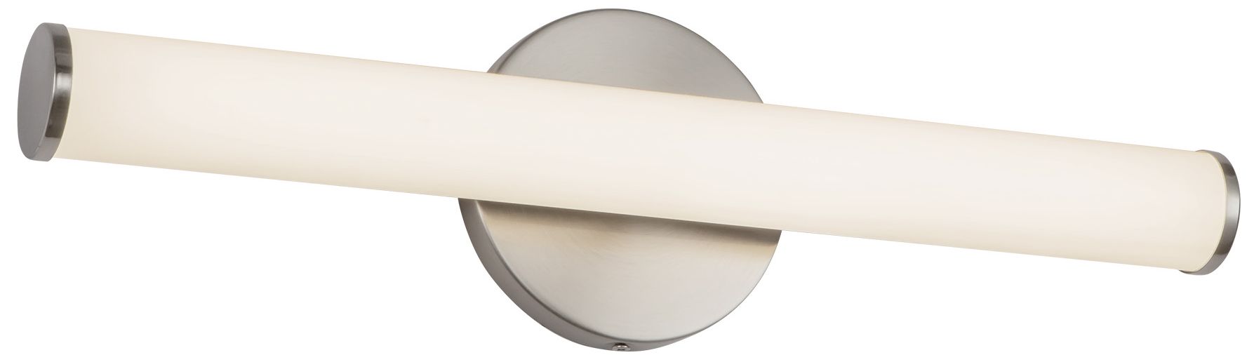 Tectra 18-in Brushed Nickel dimmable LED Wall/Vanity Light