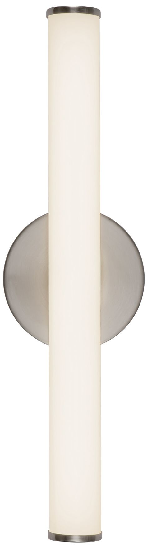 Tectra 18-in Brushed Nickel dimmable LED Wall/Vanity Light