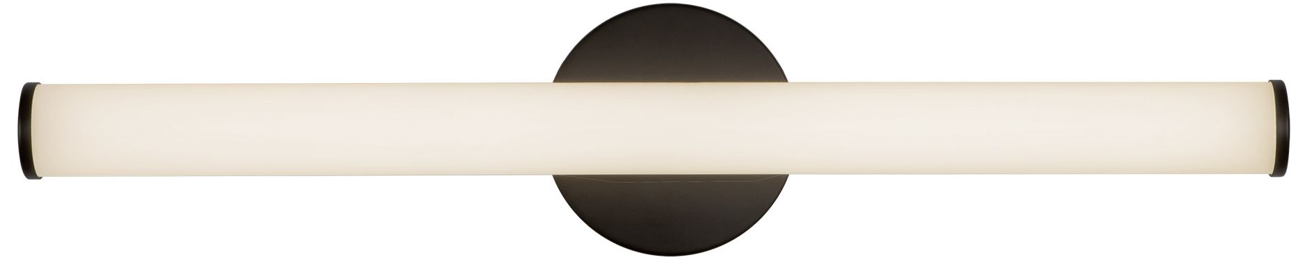 Tectra 24-in Black dimmable LED Wall/Vanity Light