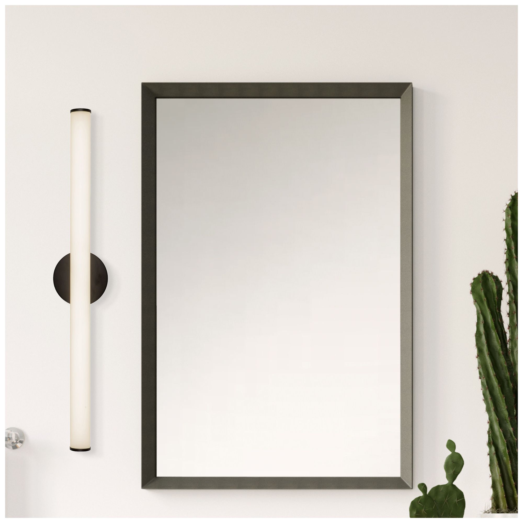 Image 7 Tectra 30-in Black dimmable LED Wall/Vanity Light more views