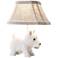 Teddy the Terrier 12" High White Accent Table Lamp