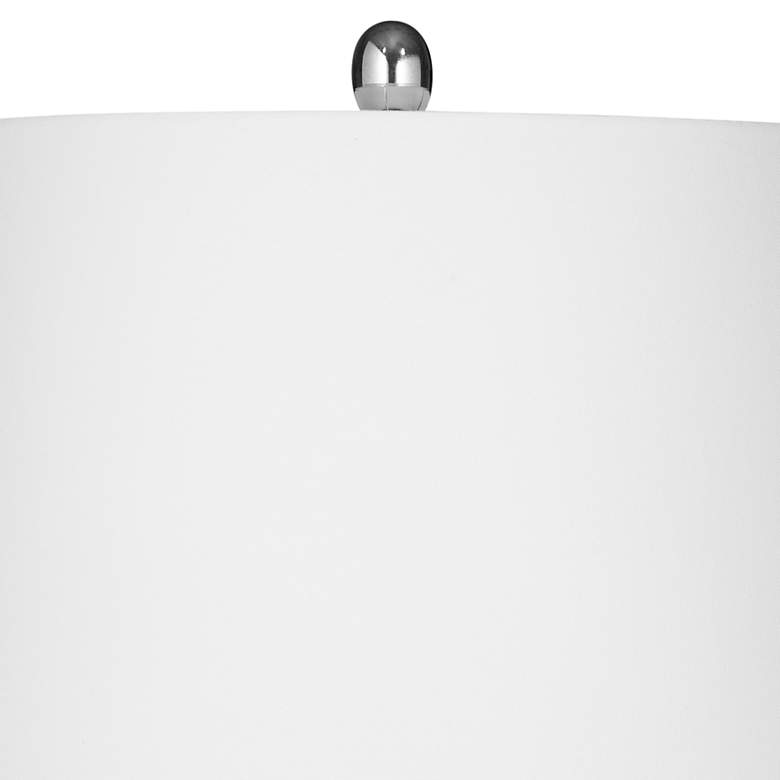 Image 2 Tee Blue Glaze Ceramic Table Lamp more views