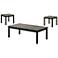 Teed 3-Piece Gray Coffee Table Set