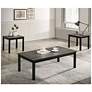 2_Teed 3-Piece Gray Coffee Table Set more views