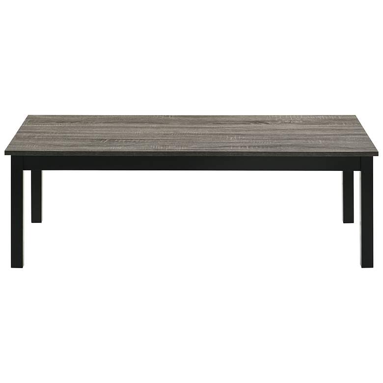 Image 4 Teed 3-Piece Gray Coffee Table Set more views