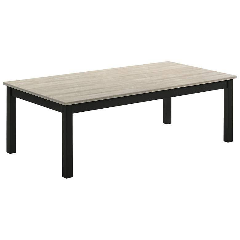 Image 3 Teed 3-Piece Light Gray Top Coffee Table Set more views