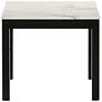 Teed 3-Piece White Faux Marble Top Coffee Table Set