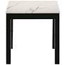 Teed 3-Piece White Faux Marble Top Coffee Table Set