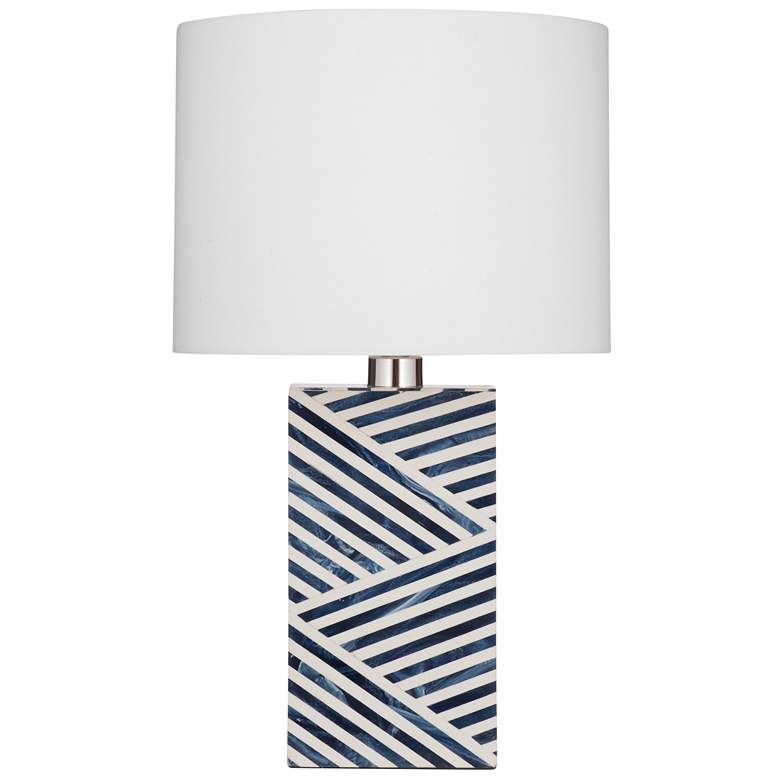 Image 1 Teene 24" Coastal Styled Blue Table Lamp