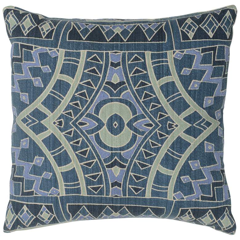 Image 1 Tegan Multi-Color Dark Marine 18" Square Decorative Pillow