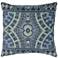 Tegan Multi-Color Dark Marine 18" Square Decorative Pillow