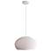 Tela 11" LED Pendant in Sand Yellow