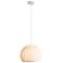 Tela 14" LED Pendant in Sand Yellow
