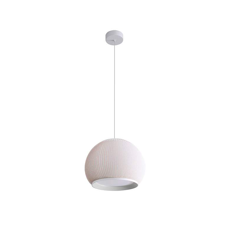 Image 2 Tela 14" LED Pendant in Sand Yellow more views
