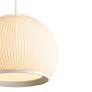 4_Tela 14" LED Pendant in Sand Yellow more views