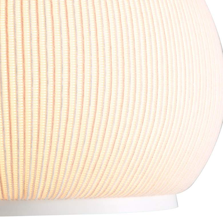 Image 5 Tela 14" LED Pendant in Sand Yellow more views