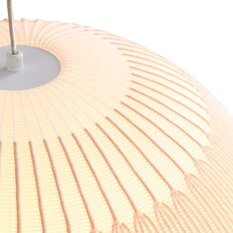 Image 6 Tela 14" LED Pendant in Sand Yellow more views