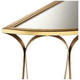Image4 of Tella 45 1/8" Wide Gold Console Table more views