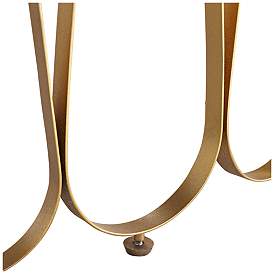 Image5 of Tella 45 1/8" Wide Gold Console Table more views
