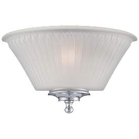 Image1 of Teller; 1 Light; Wall Sconce Polished Chrome with Frosted Glass