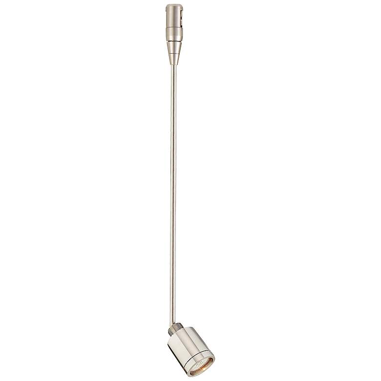 Image 1 Tellium 12"H Satin Nickel Low-Voltage Monorail Track Head