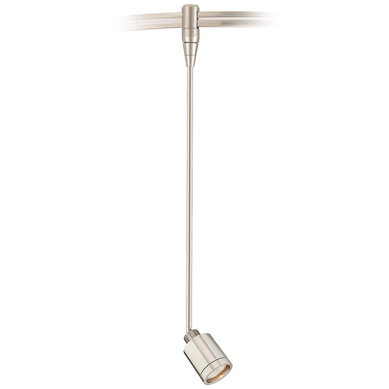 Image 1 Tellium 6"H Satin Nickel Low-Voltage Monorail Track Head