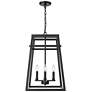 2_Tellsa 15" Wide 4-Light Pendant in Matte Black more views