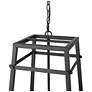4_Tellsa 15" Wide 4-Light Pendant in Matte Black more views