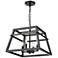 Tellsa 16" Wide 4-Light Pendant in Matte Black