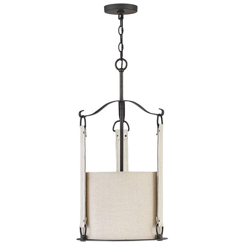 Image 1 Telluride 14 1/4" Wide Brushed Graphite Pendant Light
