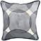 Telly Night Blue 20" Square Decorative Throw Pillow