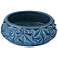 Telus 9 1/4" Wide Light Blue Ceramic Bowl