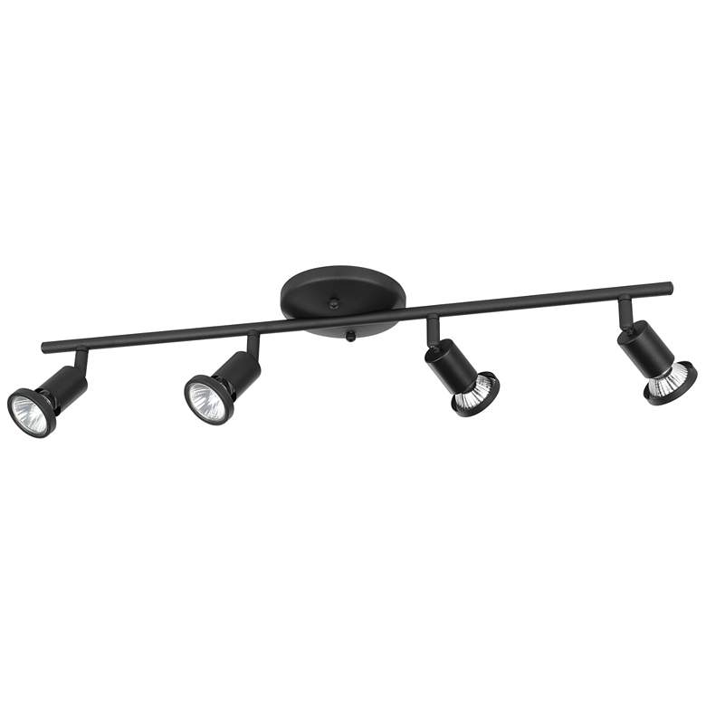 Image 1 Temendo 4 Lt Fixed Track Light Structured Black Finish, 40W