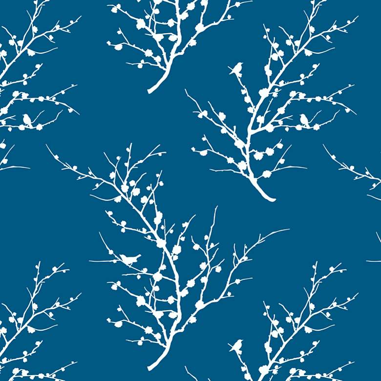 Image 1 Tempaper Edie Frosted Teal Removable Wallpaper