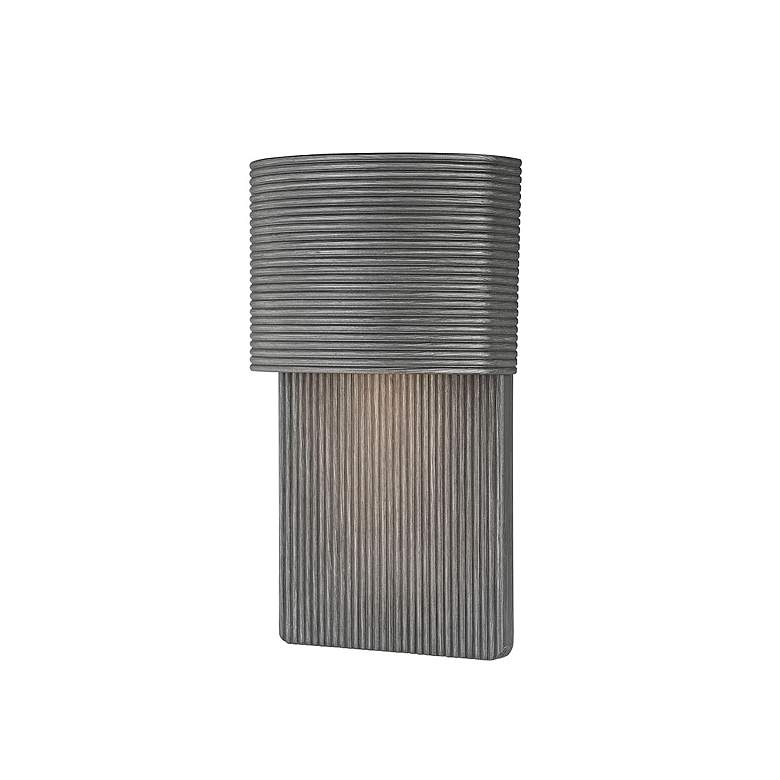 Image 1 Tempe 12" High Graphite Outdoor Wall Light