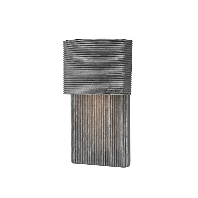 Image 2 Tempe 12" High Graphite Outdoor Wall Light more views