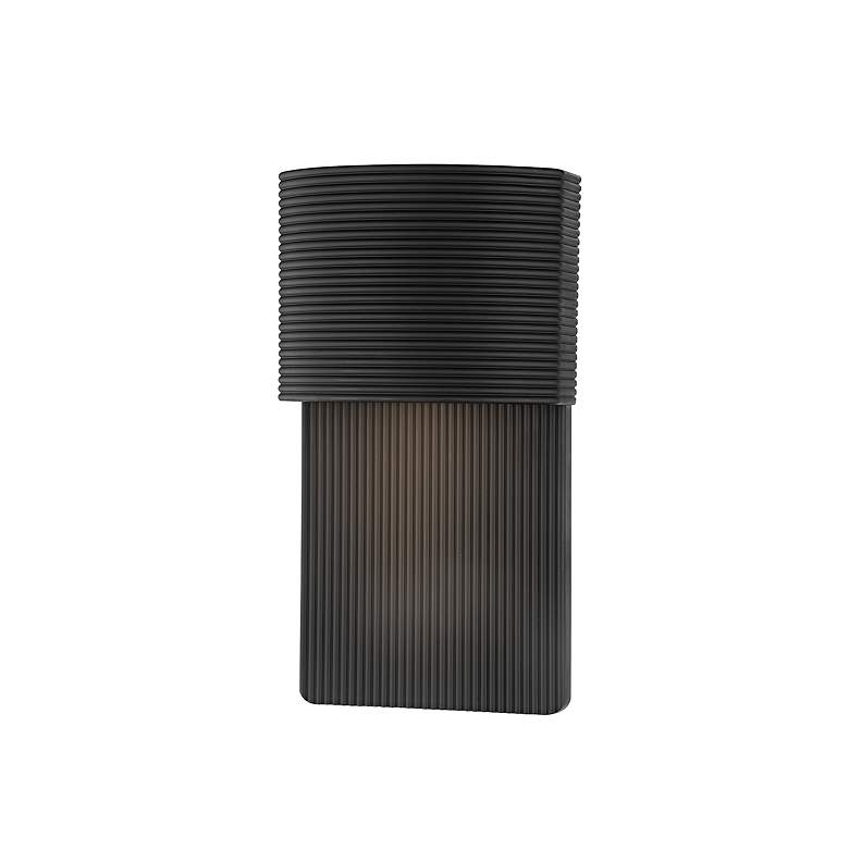 Image 2 Tempe 12" High Soft Black Outdoor Wall Light more views