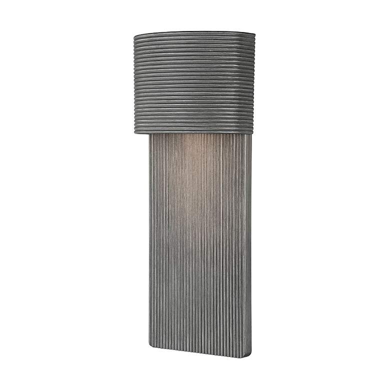 Image 1 Tempe 17 inch High Graphite Outdoor Wall Light