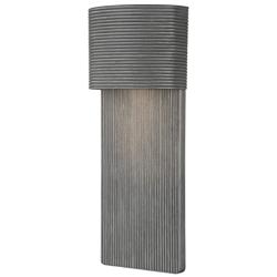 Tempe 17&quot; High Graphite Outdoor Wall Light