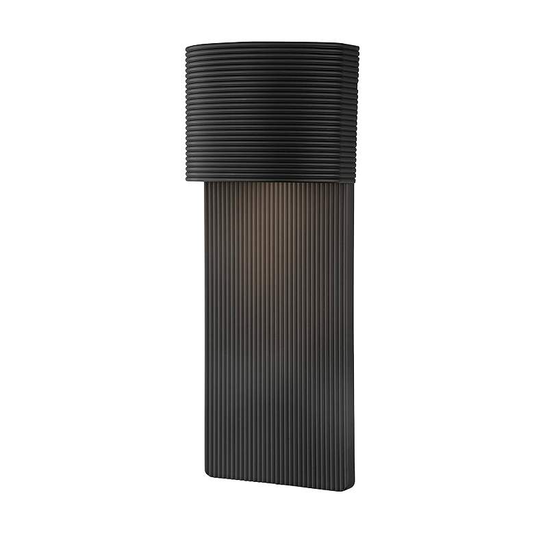 Image 2 Tempe 17" High Soft Black Outdoor Wall Light