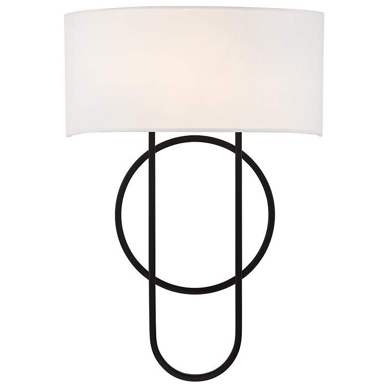 Image 1 Tempe 2-Light Wall Sconce in Matte Black