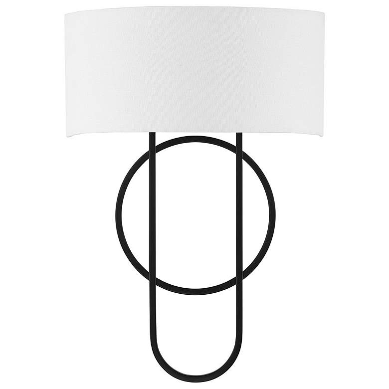 Image 2 Tempe 2-Light Wall Sconce in Matte Black more views