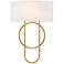 Tempe 2-Light Wall Sconce in Warm Brass