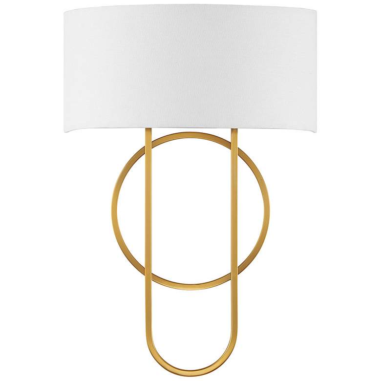 Image 2 Tempe 2-Light Wall Sconce in Warm Brass more views