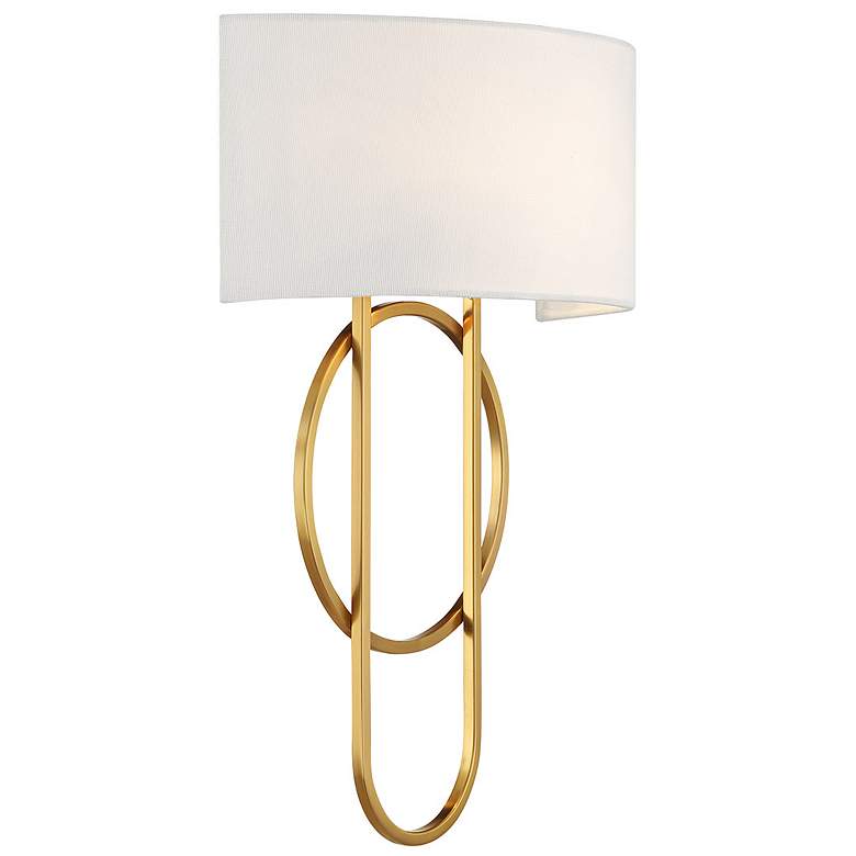 Image 4 Tempe 2-Light Wall Sconce in Warm Brass more views